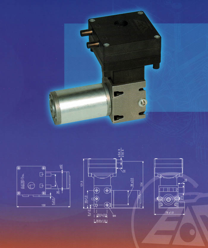 MR10 Micro Bombas de Menbrana para vacío y presón JSA Ferran Complementos del aire