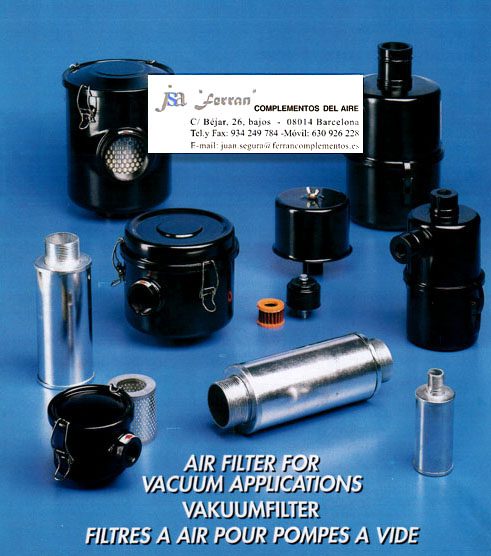Filtros para vacio y presi&oacute;n -  JSA Ferran Complementos del aire